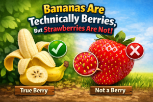 Bananas Are Technically Berries But Strawberries Are Not