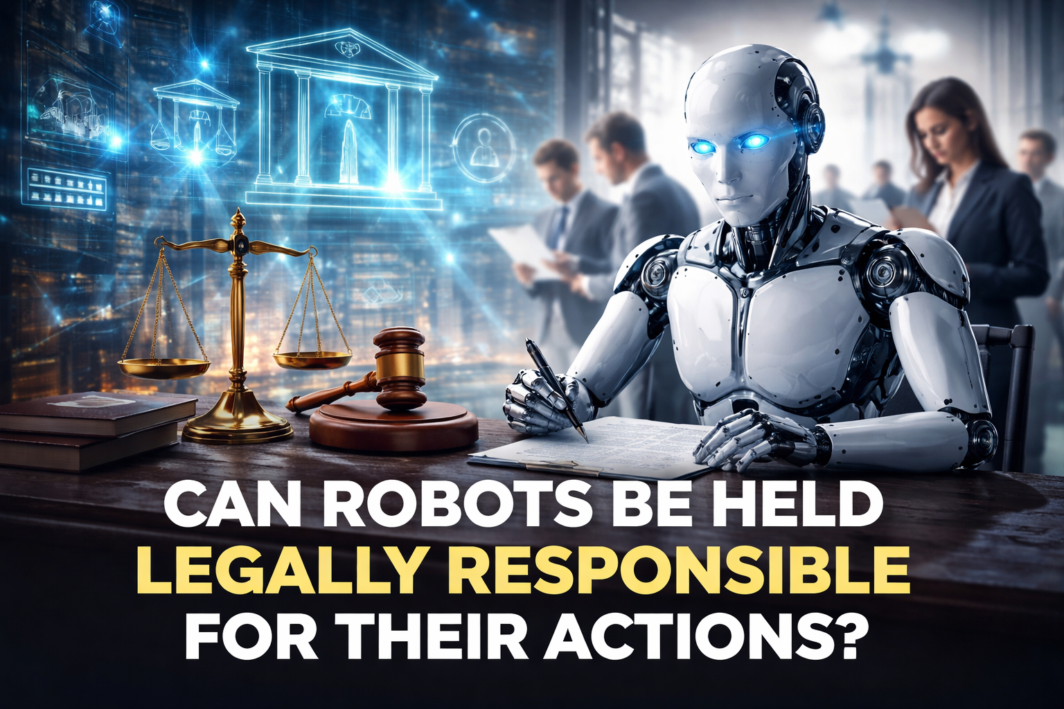 Can Robots Be Held Legally Responsible For Their Actions AI Law – 10 Key Insights