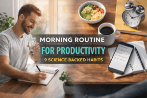 morning routine for productivity featured image