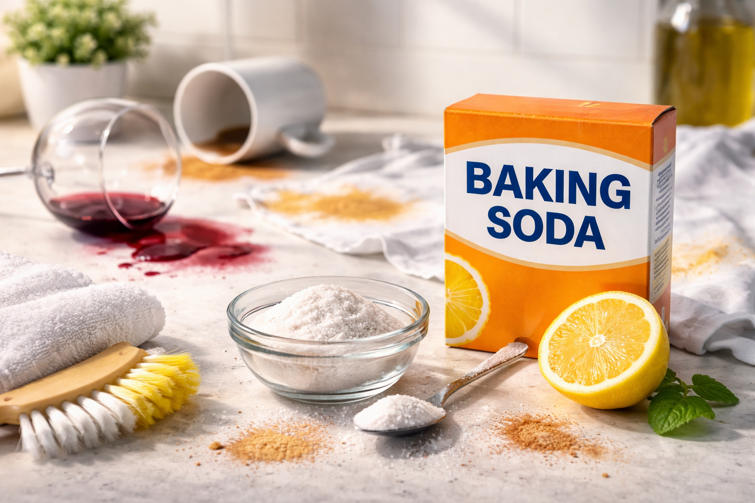How to Remove Stains Using Baking Soda: 15 Easy Cleaning Tricks That Actually Work