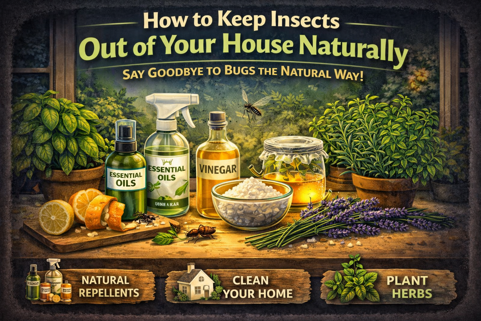 How to Keep Insects Out of Your House Naturally: 12 Safe and Effective Tips