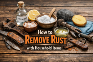 How to Remove Rust with Household Items.