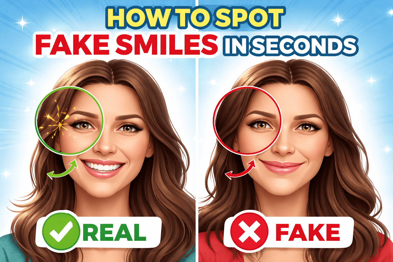 How To Spot Fake Smiles In Seconds:  1 Mind-Blowing Tricks
