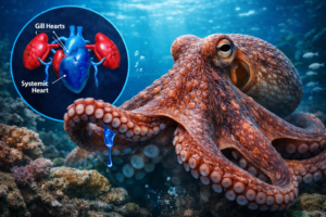Octopuses Have Three Hearts and Blue Blood