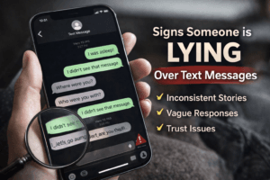 Signs Someone is Lying Over Text Messages