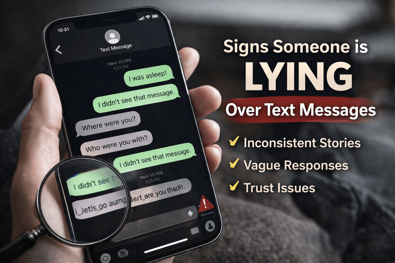 Signs Someone is Lying Over Text Messages: 21 Red Flags