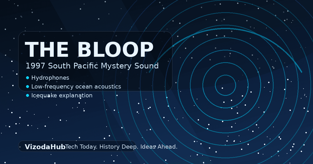 Bloop Sound Explained: 9 Facts Behind the Ocean’s Strangest Mystery