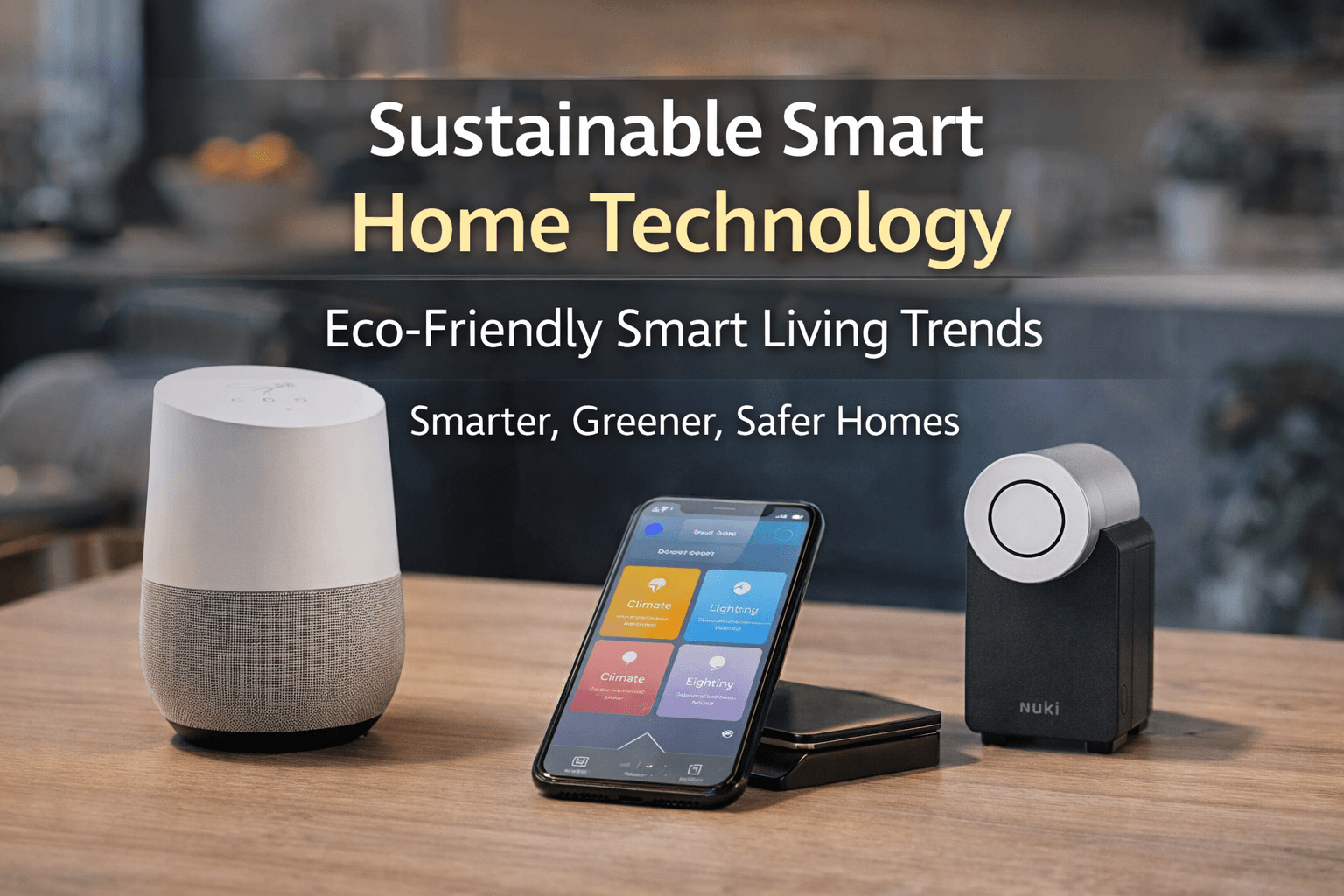 Sustainable Smart Home Technology: Eco-Friendly Smart Living Trends