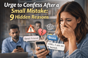urge to confess after a small mistake
