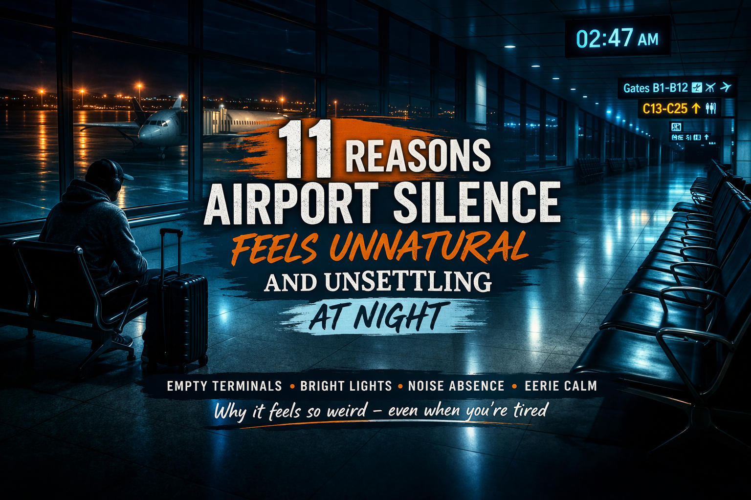 11 Reasons Airport Silence Feels Unnatural and Unsettling at Night