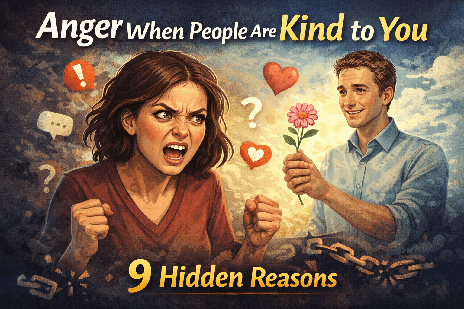 Anger When People Are Kind To You: 9 Hidden Reasons
