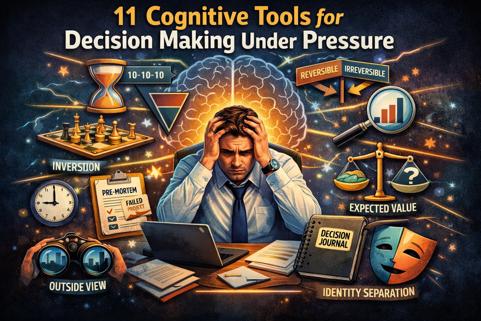 11 Cognitive Tools That Help You Make Better Decisions Under Pressure