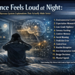 Silence Feels Loud at Night: 12 Nervous System Explanations That Actually Make Sense