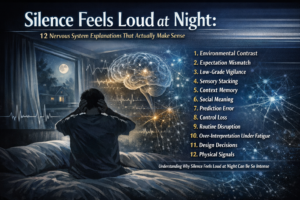 Silence Feels Loud at Night: 12 Nervous System Explanations That Actually Make Sense