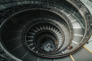 Sunset Staircase Pause