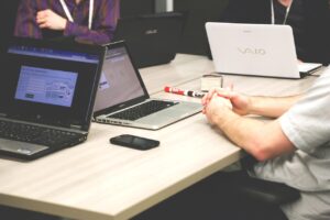 AI agents collaborating in a cloud computing infrastructure